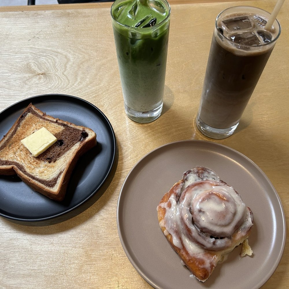 Kyotobrew - Matcha latte, hojicha latte , tiger toast shokupan , pecan cinnamon roll - Bakeries Near Me - Lancaster, Texas