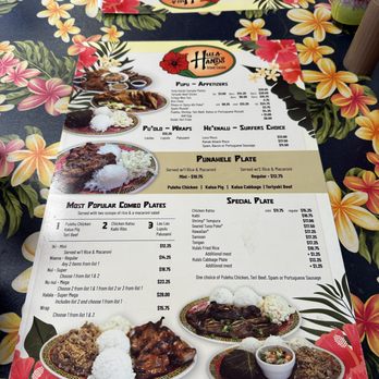 Hula Hands Restaurant 4630 - Menu (July 2023) - Hawaiian Near Me - Anchorage, Alaska