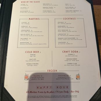 DL Mack's - Menu - Wine Bars Near Me - Dallas, Texas