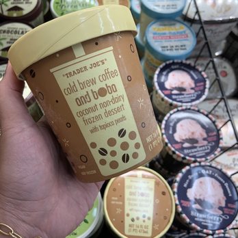 Trader Joe's - Came here specifically for this Cold brew coffee & boba ice cream. been flying off the freezer, been trending past month. So good 3.2021 - Grocery Near Me - Yorba Linda, California