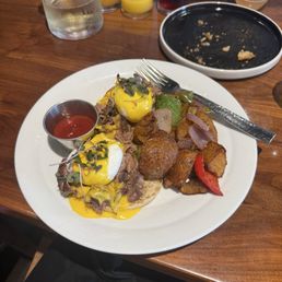 Short Rib Eggs Benedict