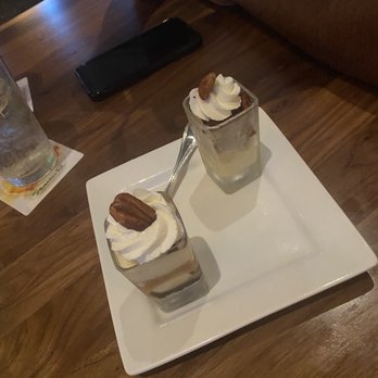 Seasons 52 - Turtle Cheesecake Mini and Pecan Pie Mini - New American Near Me - San Antonio, Texas Seasons 52 - Turtle Cheesecake Mini and Pecan Pie Mini - New American Near Me - San Antonio, Texas