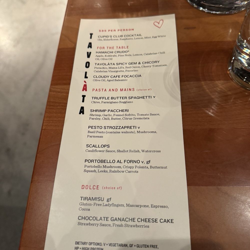 Tavolàta - Valentine's Day special menu - Wine Bars Near Me - Redmond, Washington Tavolàta - Valentine's Day special menu - Wine Bars Near Me - Redmond, Washington