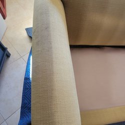 Platinum Elite Steam Cleaning - Before cleaning upholstery sofa..