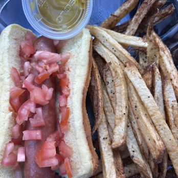 The Dugout - $10 hot dog with fries - Bars Near Me - Cedar Park, Texas