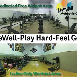 LiveWell Athletic Club - LiveWell's facility offers privacy with dedicated areas for everyone's style.
