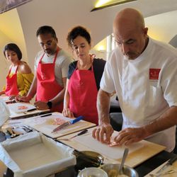 Fabiolous Cooking Day - Making Veal saltimboca