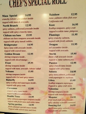 Menu photo 8 Masa Sushi Washington Township, NJ Menu photo 8 Masa Sushi Washington Township, NJ