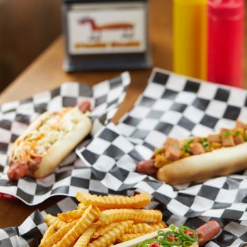 The Steamie Weenie - two hot dogs and french fries - Hot Dogs Near Me - Henderson, Nevada The Steamie Weenie - two hot dogs and french fries - Hot Dogs Near Me - Henderson, Nevada