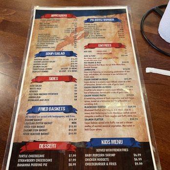 Crawfish And Chill - menu - Seafood Near Me - Luling, Louisiana