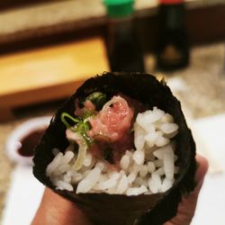 Kisetsu Restaurant - Toro hand roll... Amazing!