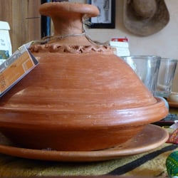 Zandoli - Plat à Tajine en terre cuite du Maroc