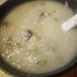Pork and preserved egg congee