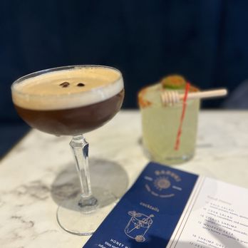Baraki - ESPRESSO MARTINI & TAHINI MARGARITA - Cocktail Bars Near Me - New York, New York