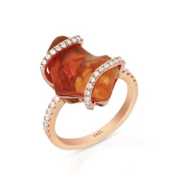 Prestige Jewelry - one-of-a-kind 18k fire opal ring by Yael !!! - Jewelry Near Me - Sonoma, California Prestige Jewelry - one-of-a-kind 18k fire opal ring by Yael !!! - Jewelry Near Me - Sonoma, California