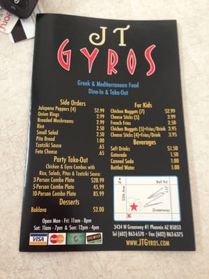 Menu photo 8 JT Gyros Phoenix, AZ Menu photo 8 JT Gyros Phoenix, AZ