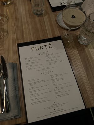 Menu photo 4 Forté Tuscaloosa, AL Menu photo 4 Forté Tuscaloosa, AL
