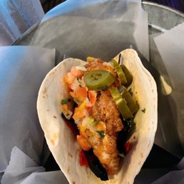 Chicken Con Queso Taco