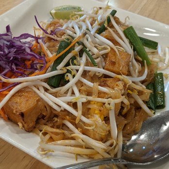 Basil & Co - Pad Thai with Fried Tofu - Thai Near Me - Diamond Bar, California