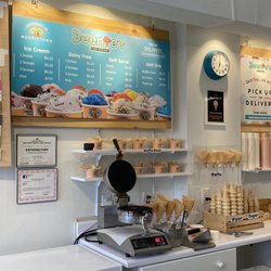 Beenie's Ice Cream - This waffle cone iron is what makes it smell so good in here!
