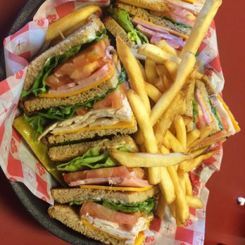 Hilltop Restaurant - Turkey Club Sandwich- and it's huge - Breakfast & Brunch Near Me - L'Anse, Michigan