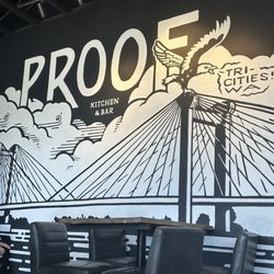 Proof kitchen & Bar - I liked this mural.