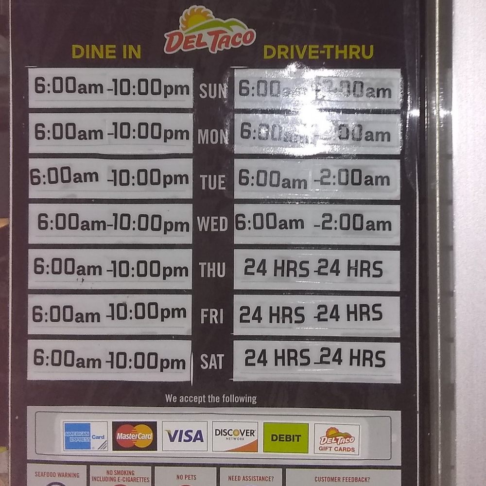Del Taco - Hours - Fast Food Near Me - Diamond Bar, California Del Taco - Hours - Fast Food Near Me - Diamond Bar, California