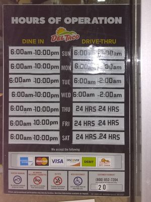 Menu photo 4 Del Taco Diamond Bar, CA