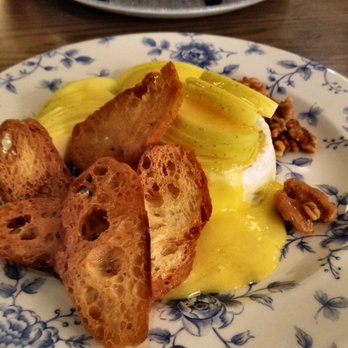 The Crown Tavern - The wood oven baked camembert dessert. It was sadly missing the honey. - Bars Near Me - Manchester, New Hampshire The Crown Tavern - The wood oven baked camembert dessert. It was sadly missing the honey. - Bars Near Me - Manchester, New Hampshire