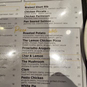 Char & Lemon - Menu - Italian Near Me - Oxford, Connecticut Char & Lemon - Menu - Italian Near Me - Oxford, Connecticut