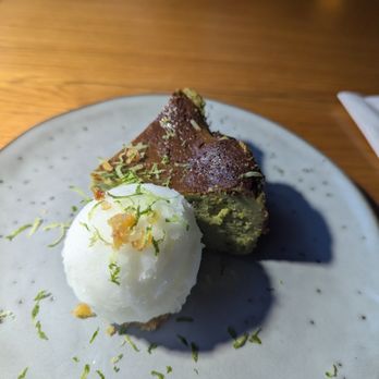 Sonmari - Matcha Basque cheesecake & yuzu sorbet - Sushi Bars Near Me - Los Angeles, California