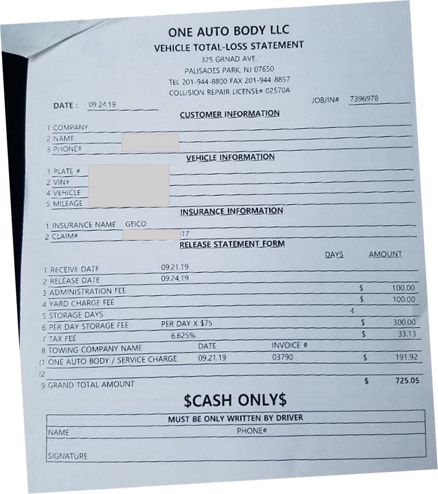 ONE AUTO BODY, LLC Updated September 2024 15 Reviews 325 Grand