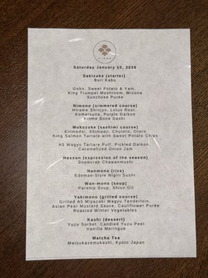 Menu photo 3 Kinme Omakase San Diego, CA Menu photo 3 Kinme Omakase San Diego, CA