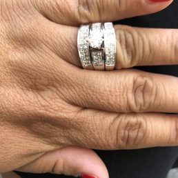Custom band to match wedding rings. Custom band to match wedding rings.