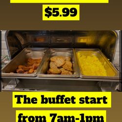 Wings & patty - Thanksgiving Breakfast buffet first come first serve get advance and get your seat by ordering online