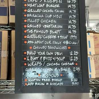 Take 5 Urban Market - Sandwich Menu - Delis Near Me - Seattle, Washington