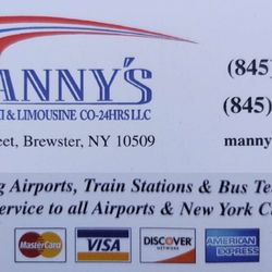 Manny's Taxi & Limousine Co-24 Hrs