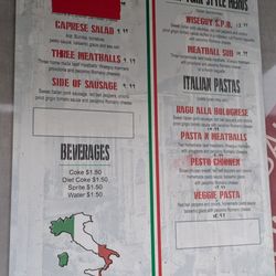 WiseGuy Italian Street Food - Menu 2/2/26