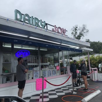 Dairy Joy - Social distancing at its finest - Ice Cream & Frozen Yogurt Near Me - Tampa, Florida Dairy Joy - Social distancing at its finest - Ice Cream & Frozen Yogurt Near Me - Tampa, Florida