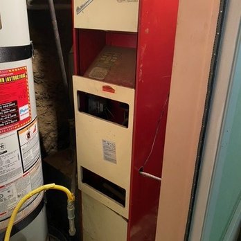 Pro Attic Restoration - 63 year old furnace. Bad location next to the water heater. - Insulation Installation Near Me - Castro Valley, California Pro Attic Restoration - 63 year old furnace. Bad location next to the water heater. - Insulation Installation Near Me - Castro Valley, California