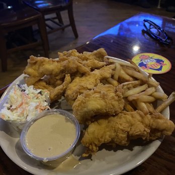 Tully's Good Times - Chicken tenders meal. It was delicious and they make their own sauce. - Sports Bars Near Me - Syracuse, New York Tully's Good Times - Chicken tenders meal. It was delicious and they make their own sauce. - Sports Bars Near Me - Syracuse, New York