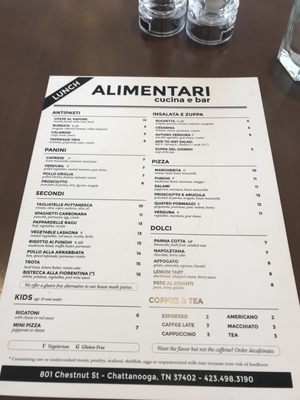 Menu photo 5 Alimentari Chattanooga, TN