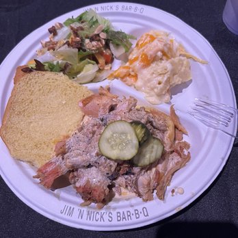 Jim 'N Nick's Bar-B-Q - Buffet plate - Barbeque Near Me - Murfreesboro, Tennessee Jim 'N Nick's Bar-B-Q - Buffet plate - Barbeque Near Me - Murfreesboro, Tennessee