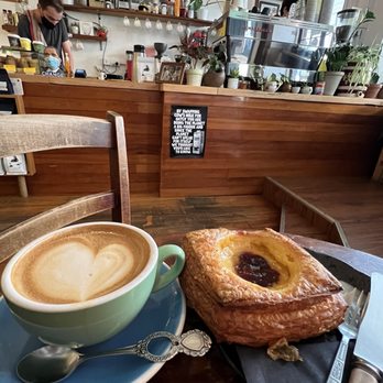 Remedy Coffee - Flat white and cherry danish - Coffee & Tea Near Me - Auckland, AUK Remedy Coffee - Flat white and cherry danish - Coffee & Tea Near Me - Auckland, AUK