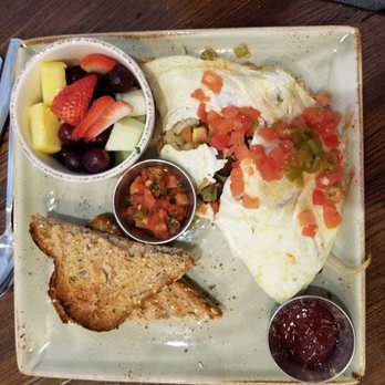 First Watch - Egg white omelet with toast and fruit cup - Breakfast & Brunch Near Me - Fairfax, Virginia