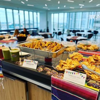 Calle 7 Tacos - Chicken Flautas for a corporate event complemented with chips and salsa - Tacos Near Me Calle 7 Tacos - Chicken Flautas for a corporate event complemented with chips and salsa - Tacos Near Me