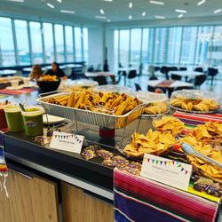Calle 7 Tacos - Chicken Flautas for a corporate event complemented with chips and salsa
