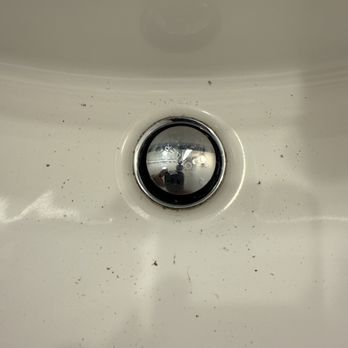 La Cantera Resort & Spa - Black residue in bathroom sink. - Resorts Near Me - San Antonio, Texas