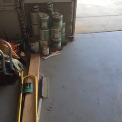Los Angeles Fire Department - Snake is at the base of the paint cans