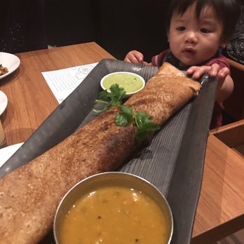 Marigold Maison - Paradise Valley - Hunter loving the Indian potato crepe!! Make sure you put the curry sauce on top and then dip it in coconut mint dip!! Delish!! - Indian Near Me - Phoenix, Arizona Marigold Maison - Paradise Valley - Hunter loving the Indian potato crepe!! Make sure you put the curry sauce on top and then dip it in coconut mint dip!! Delish!! - Indian Near Me - Phoenix, Arizona
